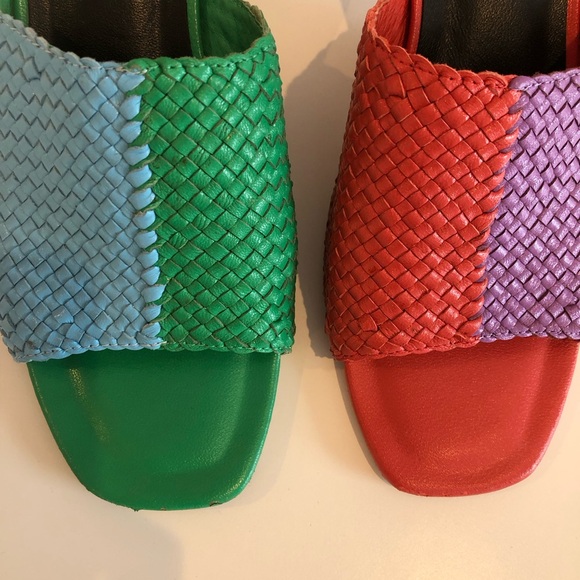 Charlotte Stone Multi-Color Lenu Heel in Size 10 - Worn handful of times! - Picture 7 of 13